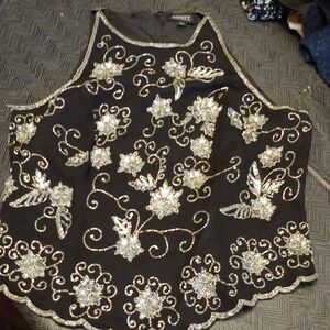 Adrianna Papell Beaded Top